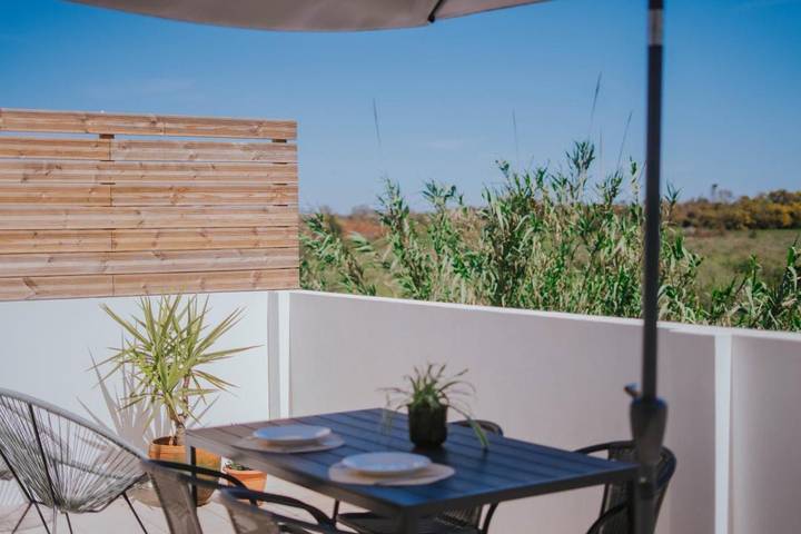 Casa de férias para 2 pessoas, com Varanda e Terraço e ainda Vista em Almograve