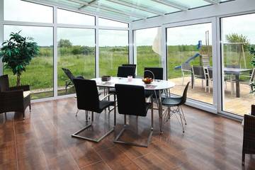 Ferienhaus für 5 Personen, mit Pool und Balkon sowie Sauna und Garten in Trent