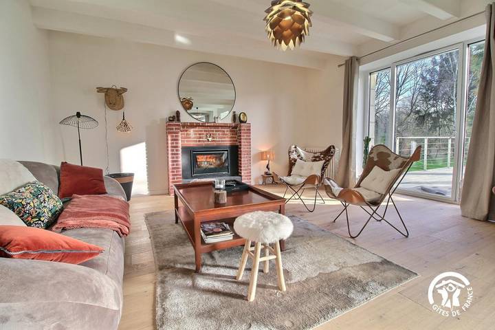 Gîte pour 6 personnes, avec jardin et vue à Languidic
