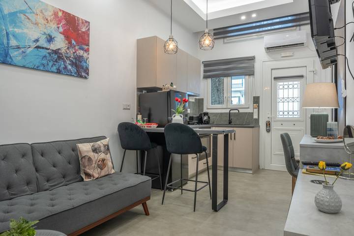 Entire apartment, Apartment 'Stampalia Luxury  No 1' with Sea View, Wi-Fi and Air Conditioning in Astypalea City, Astypalea