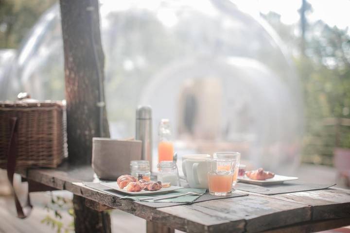 Location de vacances pour 2 personnes, avec jacuzzi ainsi que piscine et jardin à Sallebœuf - 3