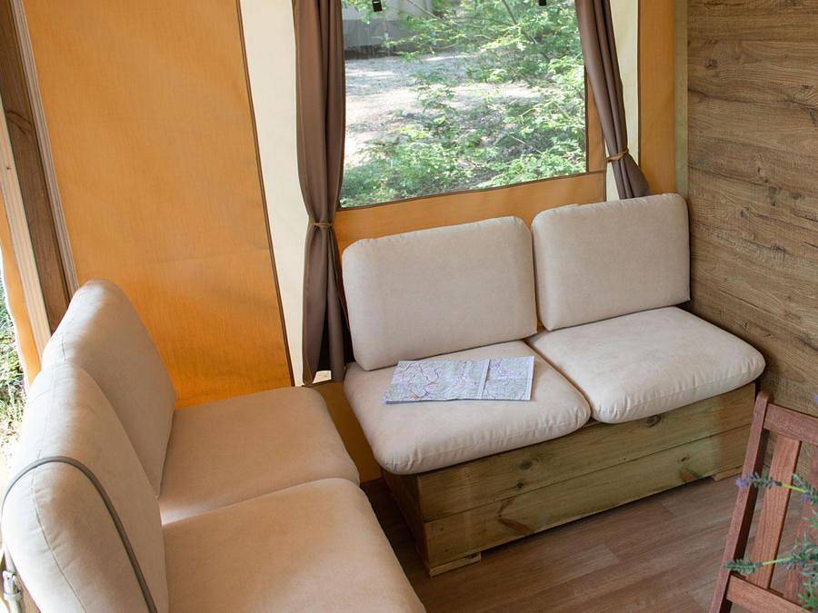 Chianti Glamping Resort - Safarizelt 5 personen - Lodgetent Deluxe in Chianti