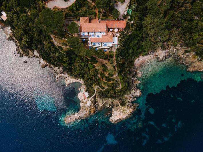 Appartamento per 2 persone, con Terrazza e Giardino nonché Panorama a Marciana Marina