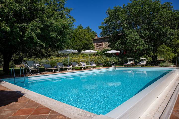 Villa per 8 persone, con giardino a Rapolano Terme