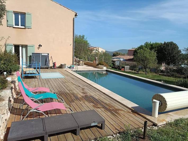 Holiday home for 6 people, with garden and terrace as well as view and pool - 1