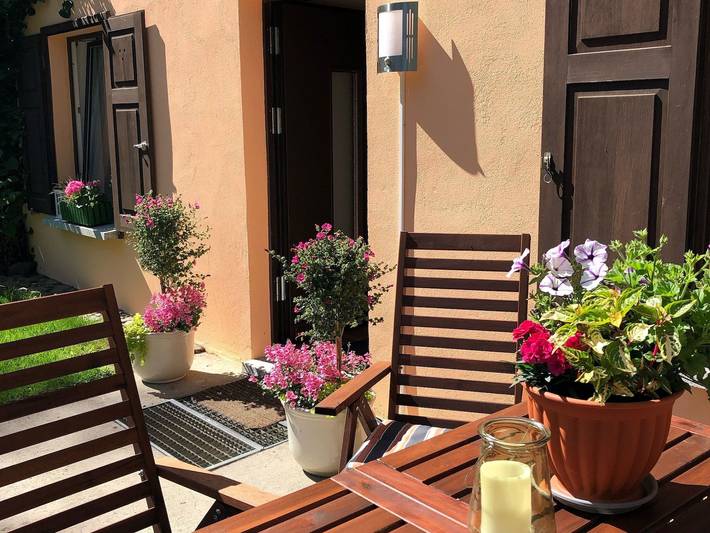 Ferienwohnung für 4 Personen, mit Terrasse und Garten, mit Haustier in Ferch