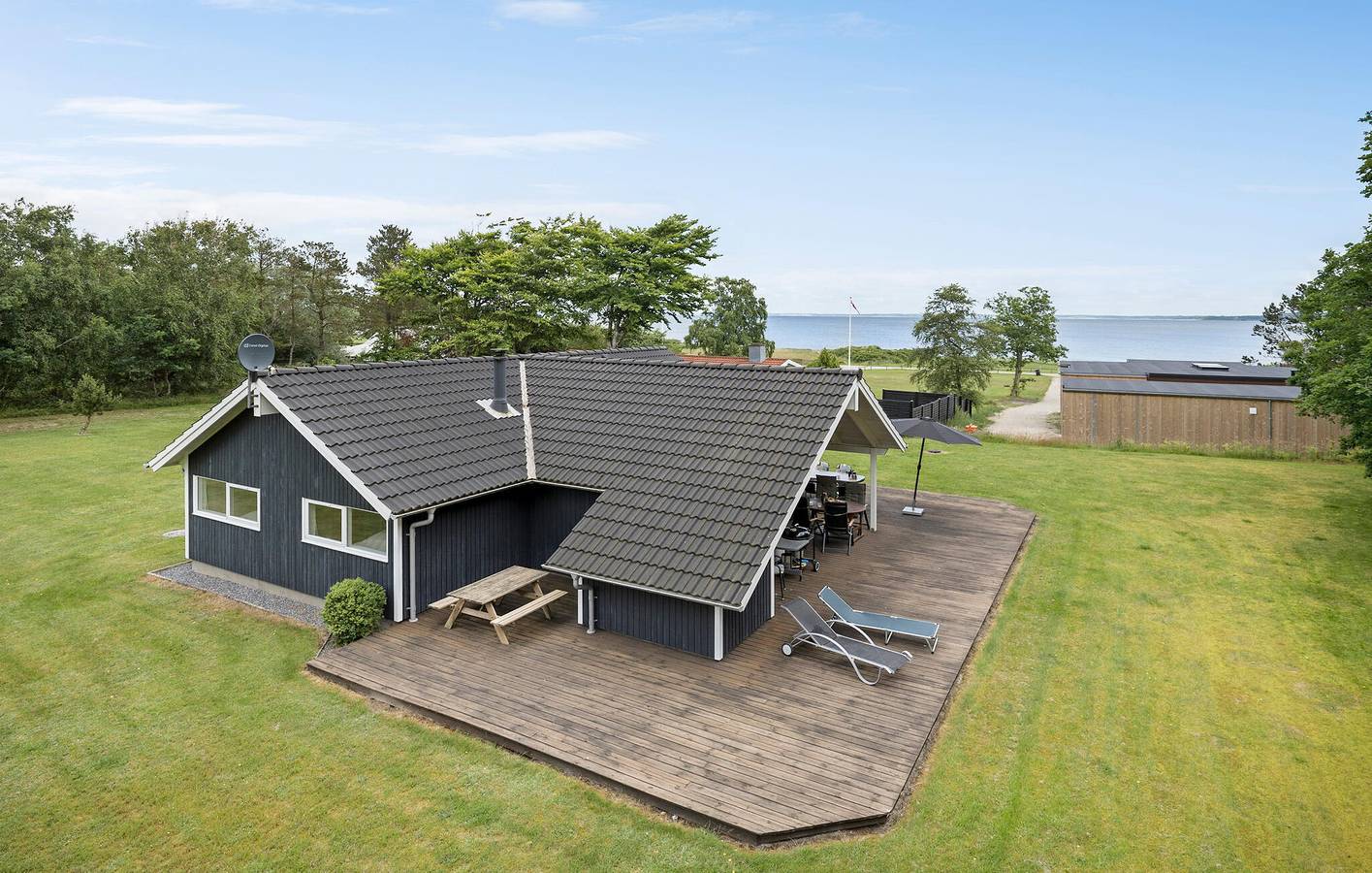 Ferienhaus für 8 Personen mit Sauna in Lundø, Limfjord in Westjütland