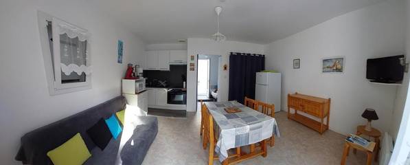 Gîte pour 4 personnes, avec jardin et terrasse à La Guérinière