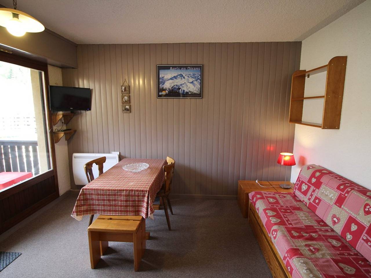 Appartement entier, Studio cabine 3 couchages au pied des pistes à Auris en Oisans in Auris, Parc national des Écrins