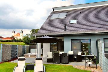 Ferienhaus für 6 Personen, mit Sauna und Garten sowie Terrasse, mit Haustier in Göhren-Lebbin