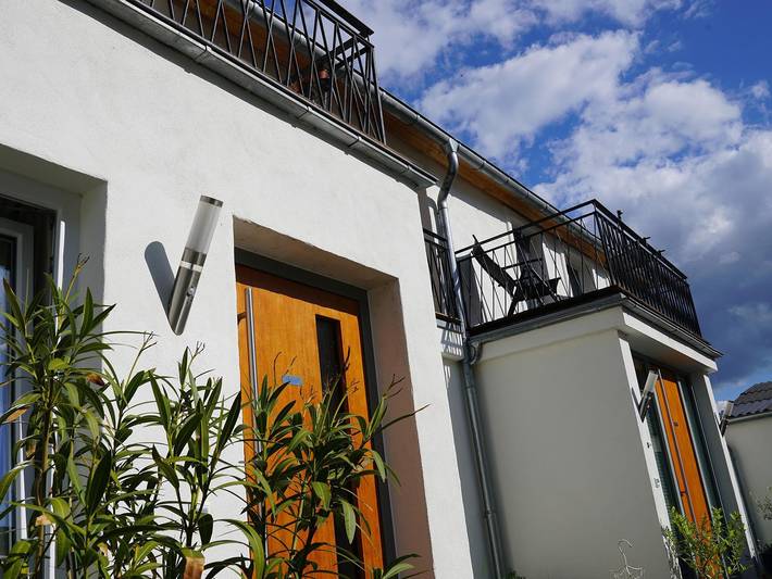 Ferienwohnung für 6 Personen, mit Balkon und Terrasse sowie Garten in Trittenheim