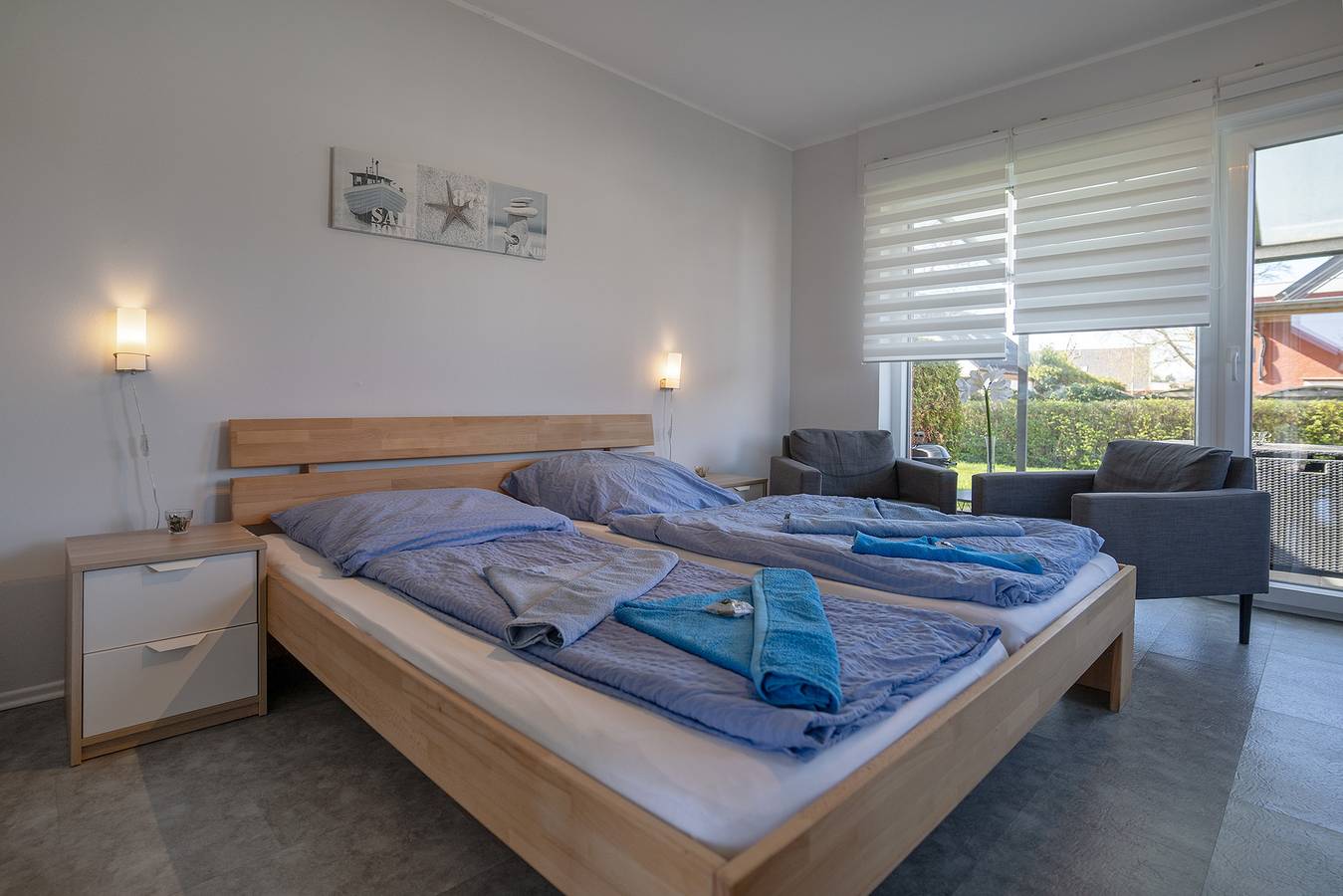 Ganze Wohnung, Ferienwohnung 'Seestern' mit Gemeinschaftsgarten und Wi-Fi in Norddeich, Norden und Umgebung