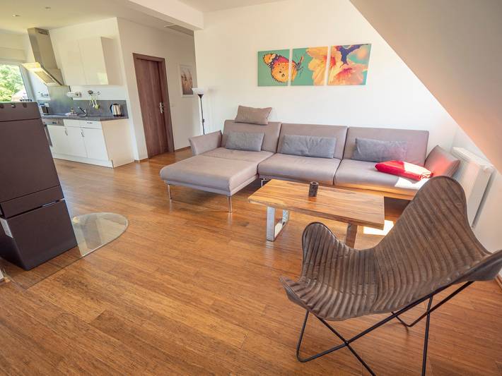 Ferienwohnung für 4 Personen, mit Balkon und Garten sowie Seeblick in Lenz - 4