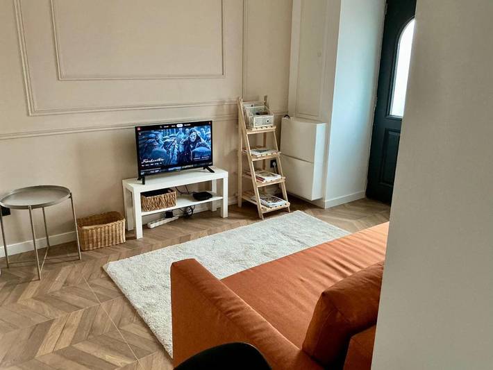 Appartement de vacances pour 3 personnes, avec Terrasse ainsi que Jardin et Vue
