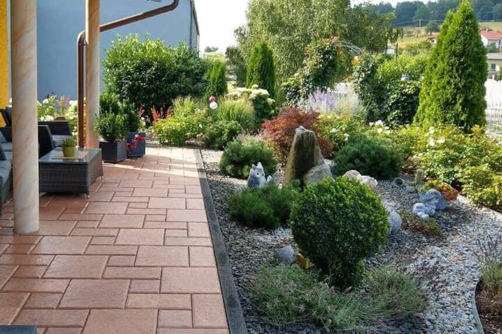 Ferienwohnung für 4 Personen, mit Balkon und Garten