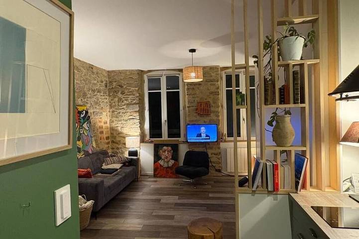 Location de vacances pour 2 personnes, avec terrasse à Vannes