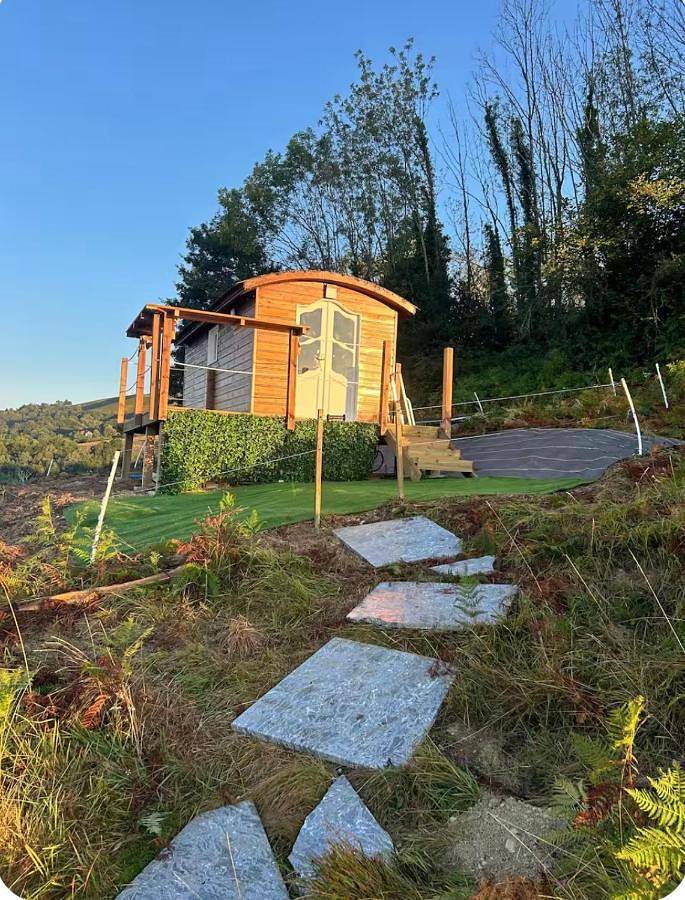 Gîte pour 2 personnes, avec Balcon ainsi que Terrasse et Vue