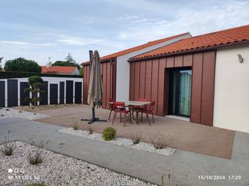 Gîte pour 4 personnes, avec terrasse et jardin en Vendée