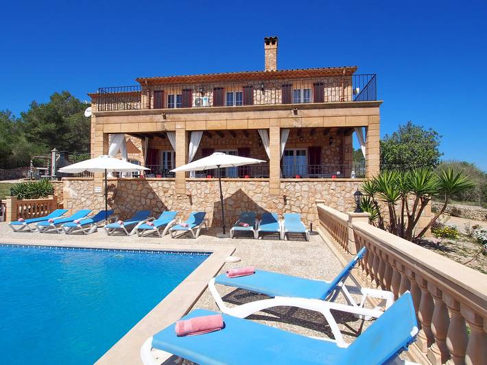 Finca für 12 Personen, mit Pool und Garten sowie Terrasse in Manacor - 2