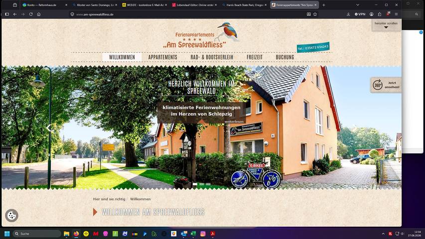 Ganze Ferienwohnung, Ferienapparements"Am Spreewaldfliess" in Schlepzig, Dahme-Spreewald