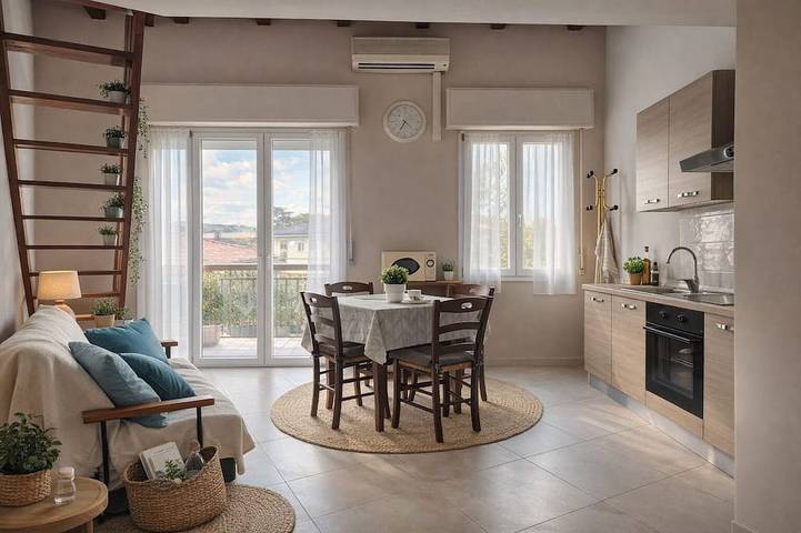 Apartamento de vacaciones para 2 personas, con balcón y piscina - 1