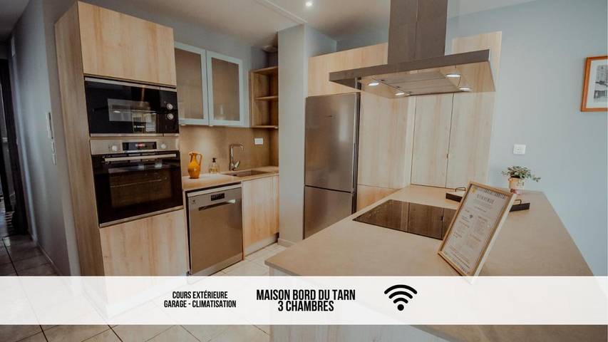 Location de vacances pour 6 personnes, avec terrasse à Moissac
