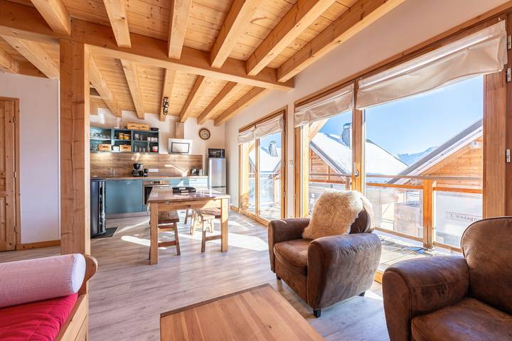 Maison de vacances pour 9 personnes, avec Balcon à Fontcouverte-la-Toussuire