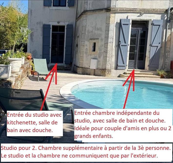 Gîte pour 4 personnes, avec Terrasse et Jardin ainsi que Piscine et Vue à Albas - 2