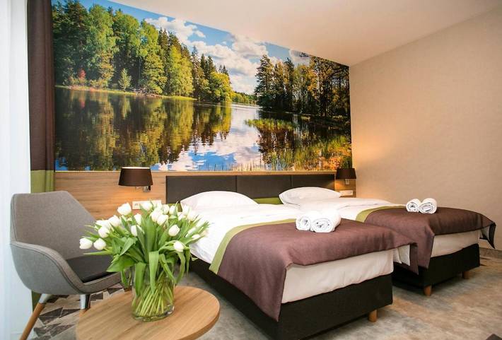 Bungalow für 2 Personen, mit Kinderpool und Sauna sowie Pool und Terrasse in Polen - 3