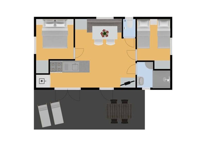 Rcn le Moulin de la Pique — Mobil home Cadouin, foto 9