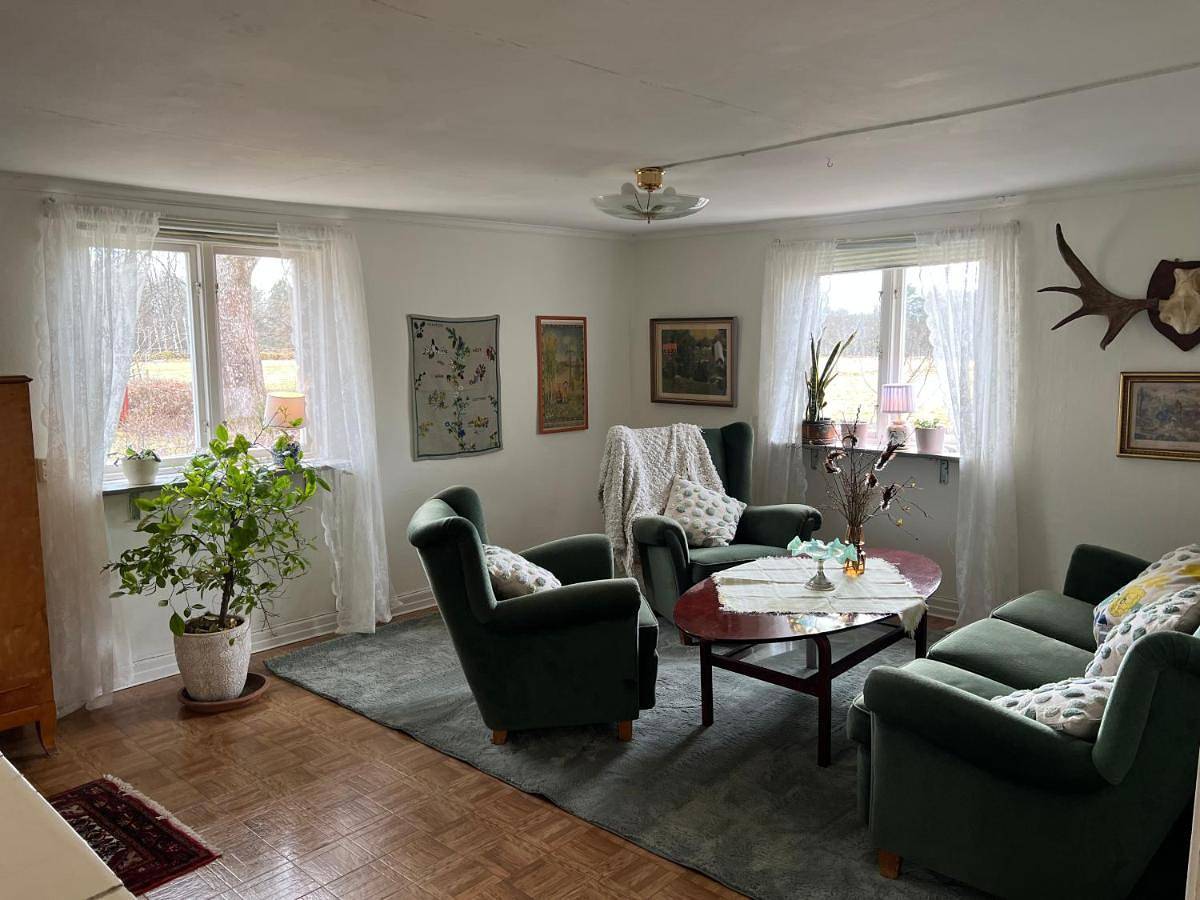 Lantlig idyll nära sjö i Småland in Ljungby, Bolmen