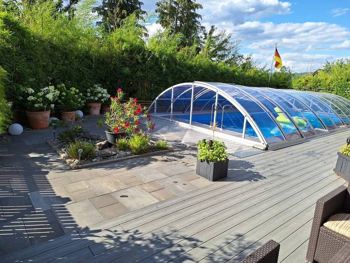 Ferienwohnung für 3 Personen, mit Pool und Terrasse sowie Garten an der Rhön - 2