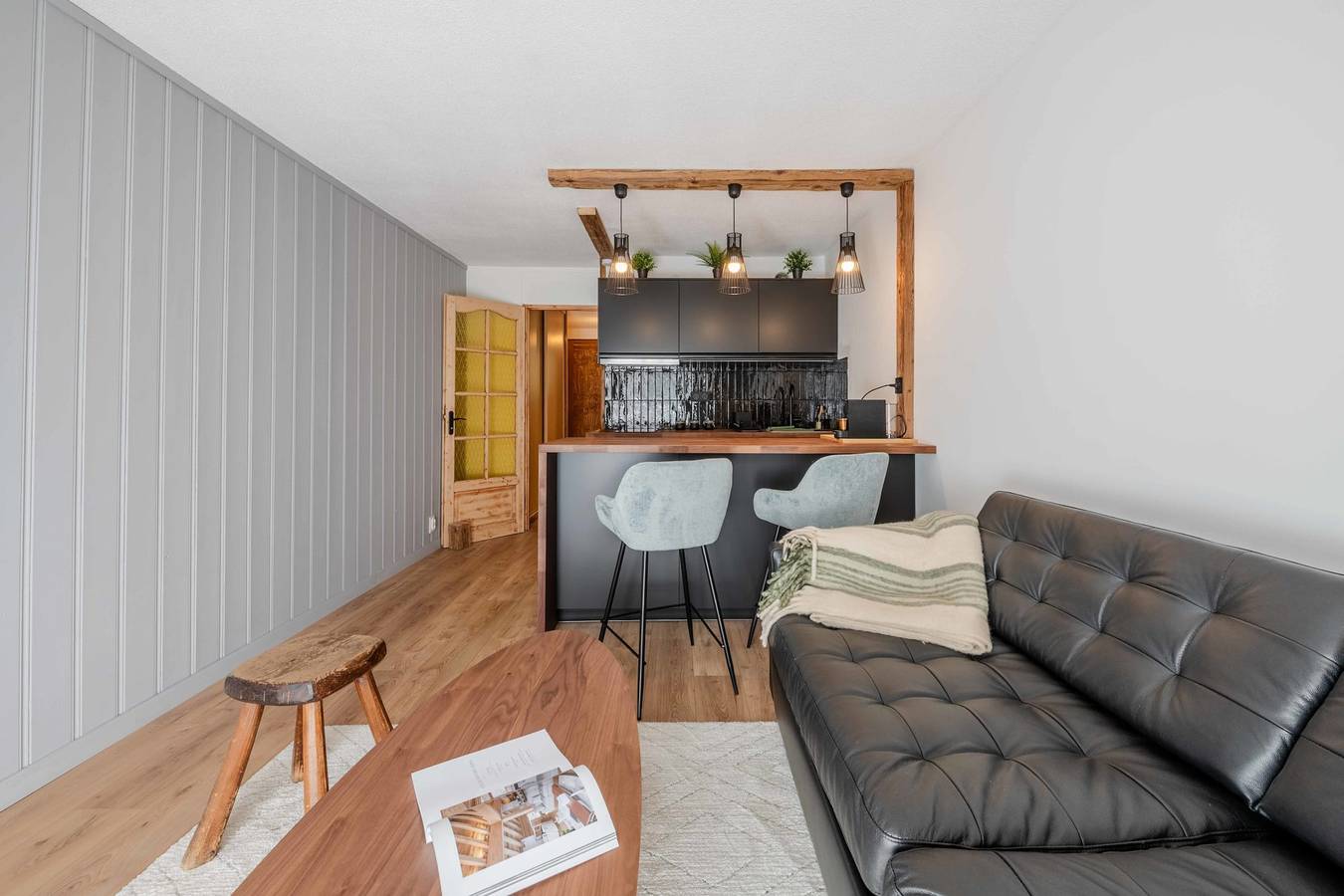 Entire studio, Cozy studio with balcony in Argentière in Argentière, Chamonix-Mont-Blanc
