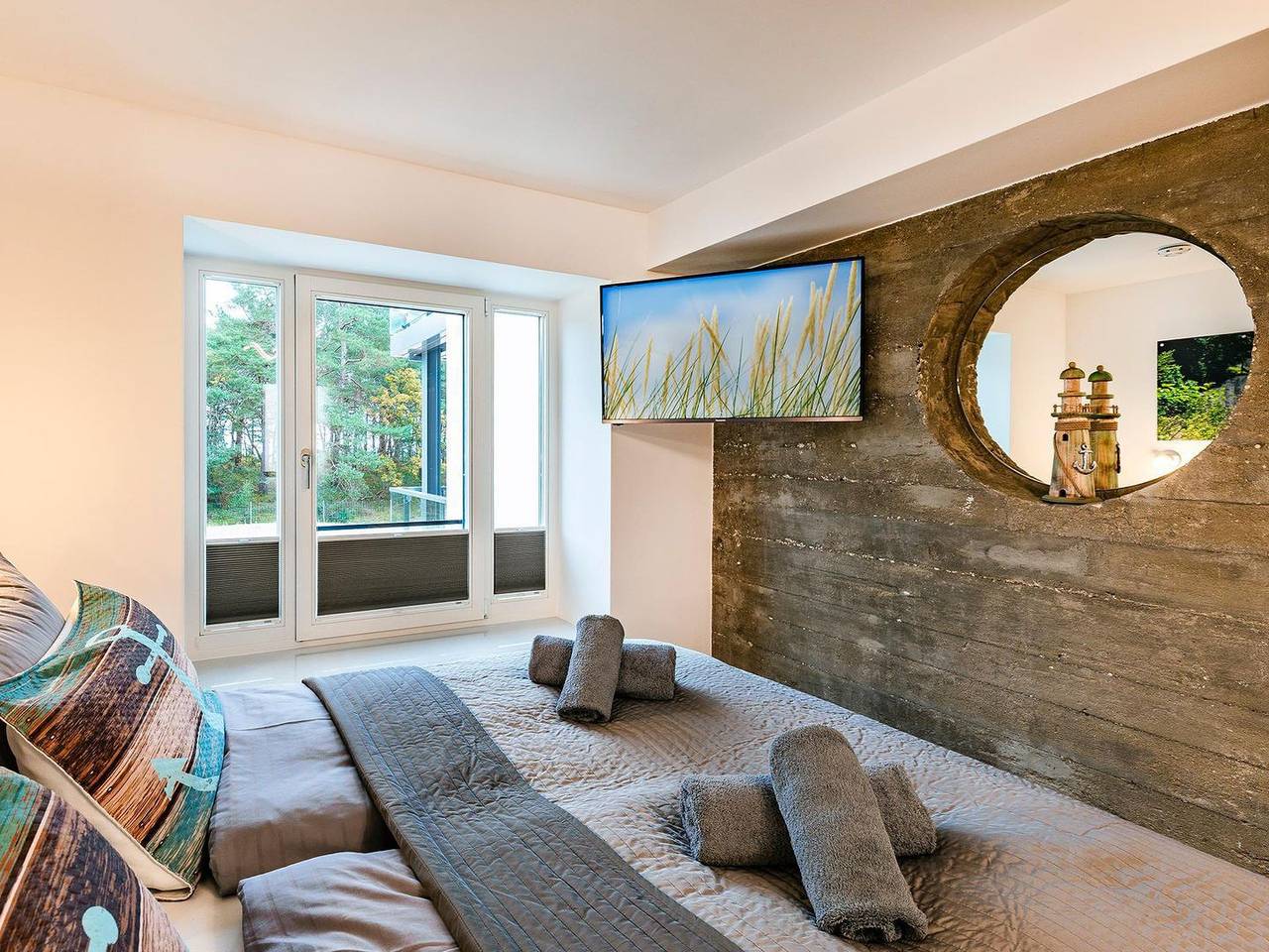 Ganze Wohnung, Fewo Loft Sturmmöwe: Familienfreundliches 82 m² Strandapartment mit Balkon in Prora, Binz