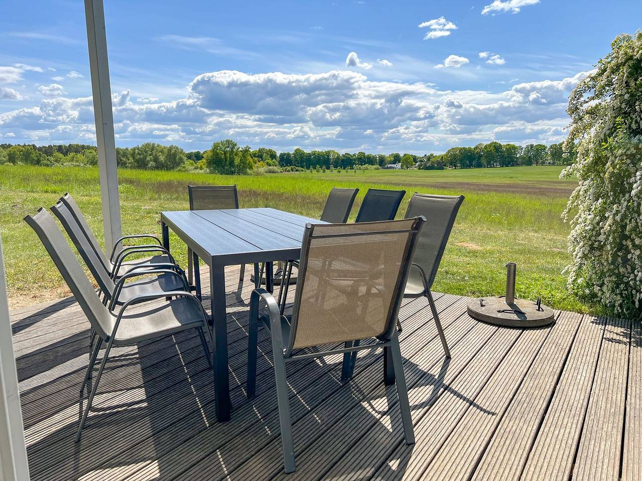 Ferienhaus Wiesengeflüster S1 | mit Sauna, Kamin und Workation an der Müritz in Röbel, Lago Müritz