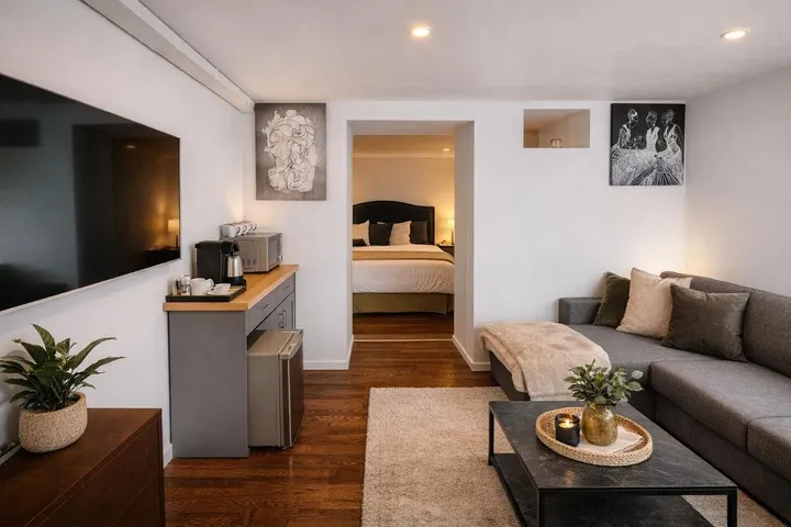 Ferienwohnung für 4 Personen, mit Garten und Ausblick - 1