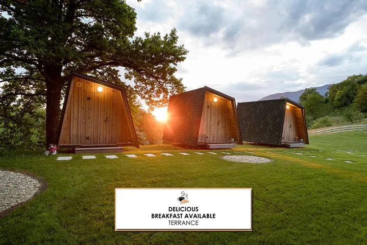 Tent for 2 people, with hot tub and garden - 1