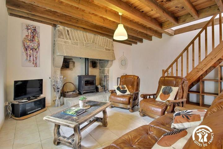 Gîte pour 5 personnes, avec piscine et jardin à Ploërdut - 3