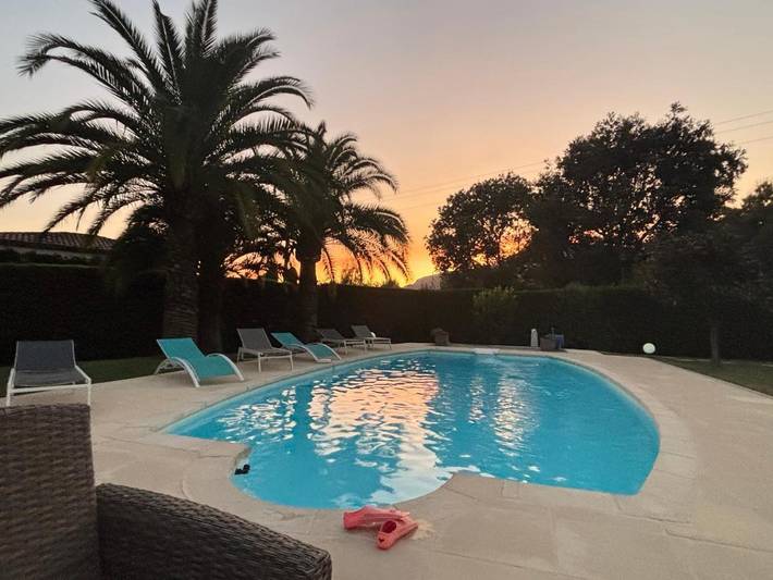 Villa pour 8 personnes, avec vue et jardin ainsi que bassin pour enfant et piscine à Vence - 3