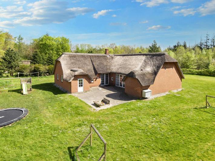 Ferieudlejning for 12 personer, med Jacuzzi og Terrasse såvel som Pool og Sauna i Husby