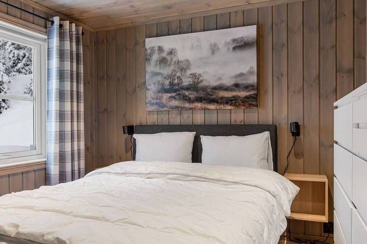 Scenic view with fireplace and Evcharger in Nord-Aurdal