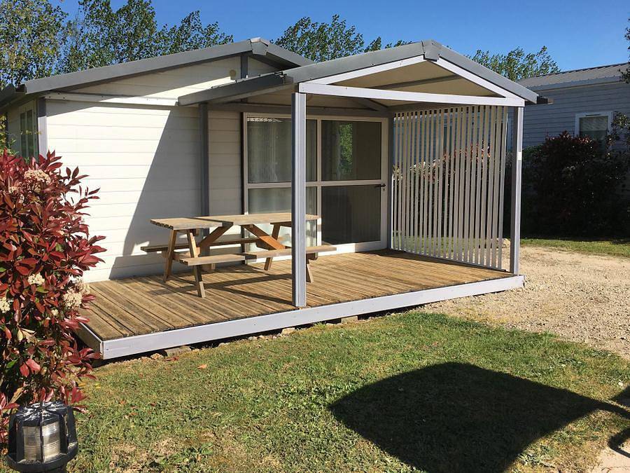 Camping L'Ambois - Chalet 5 personnes - J Zen - 2 chambres - Tv in Mouilleron-le-Captif, Région de La Roche-sur-Yon