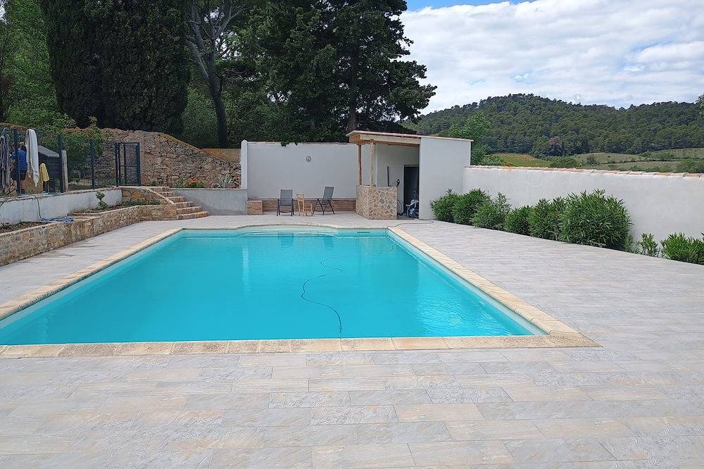 Chateau de Prax Viel, swimming pool, mini farm, air-conditioned - Gîte Grenache in Lagrasse, Regionaler Naturpark Corbières-Fenouillèdes