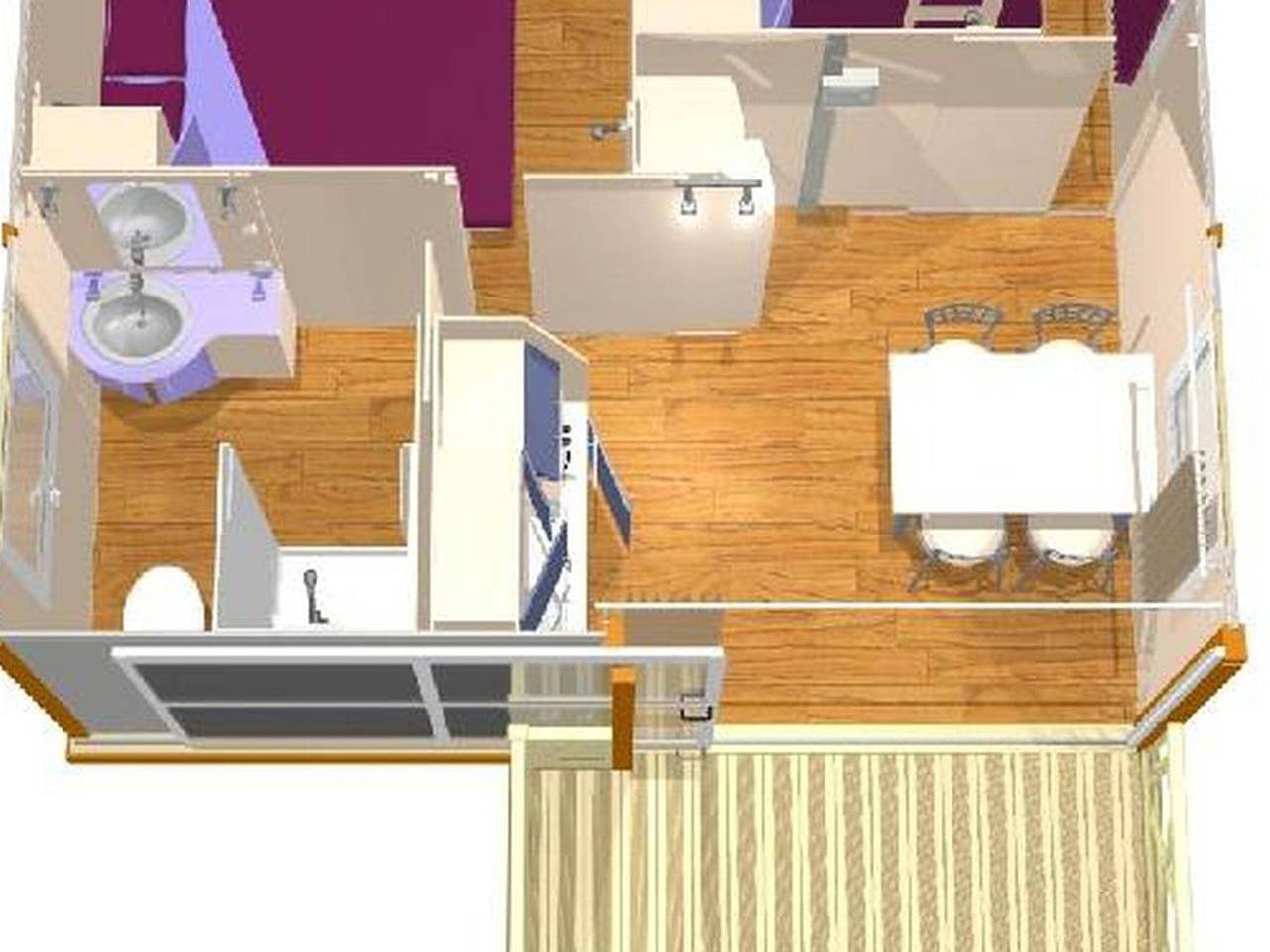 Chalet für 2 mit Terrasse - Zugangsramp in Soubès, Lodève und Umgebung