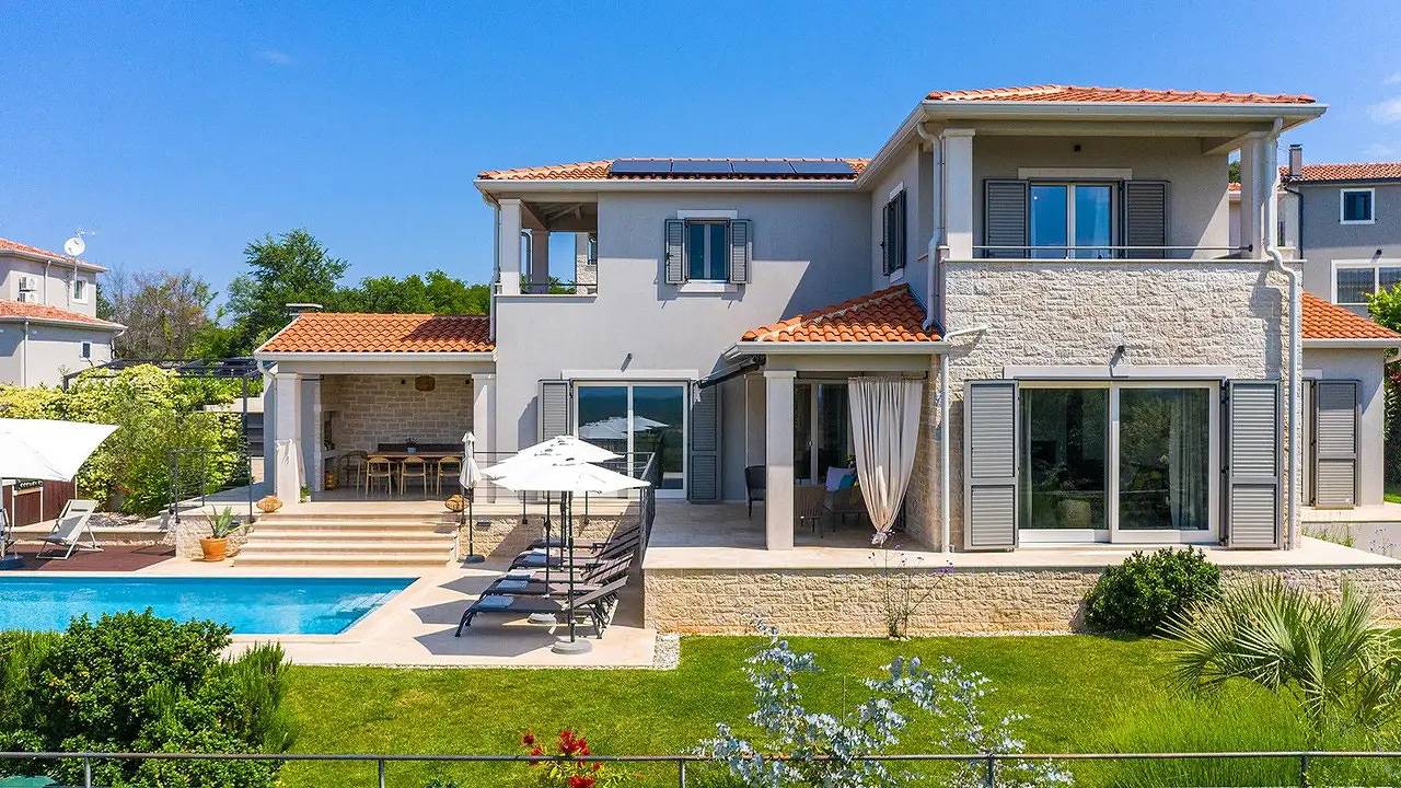 Villa für 8 Personen (185 m²) in Višnjan in Kaštelir-labinci (Istrien), Visignano (Općina)