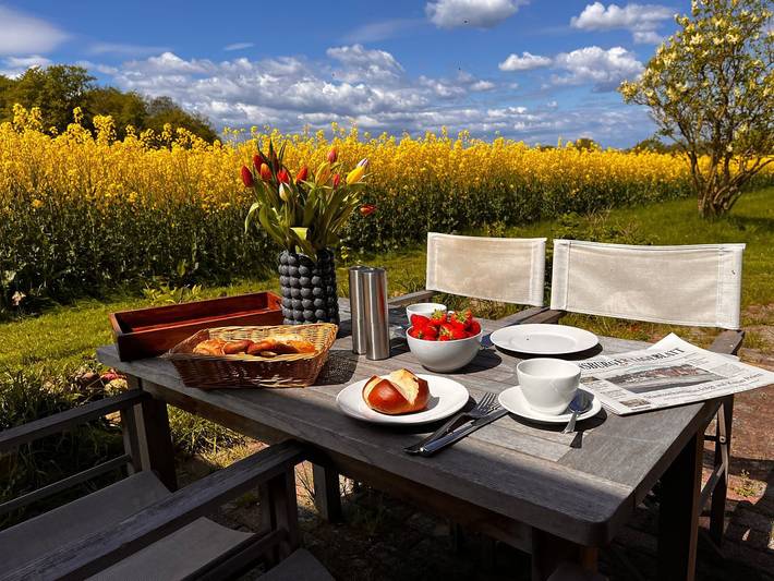 Ferienhaus für 4 Personen, mit Garten und Ausblick in Steinbergkirche