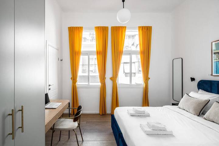 Apartament wakacyjny dla 7 osób, z widok i balkon w Tel Awiw