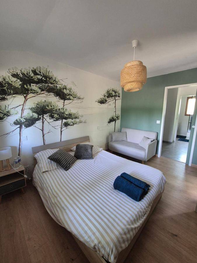 Maison d’hôte pour 2 personnes, avec Terrasse ainsi que Jardin et Vue
