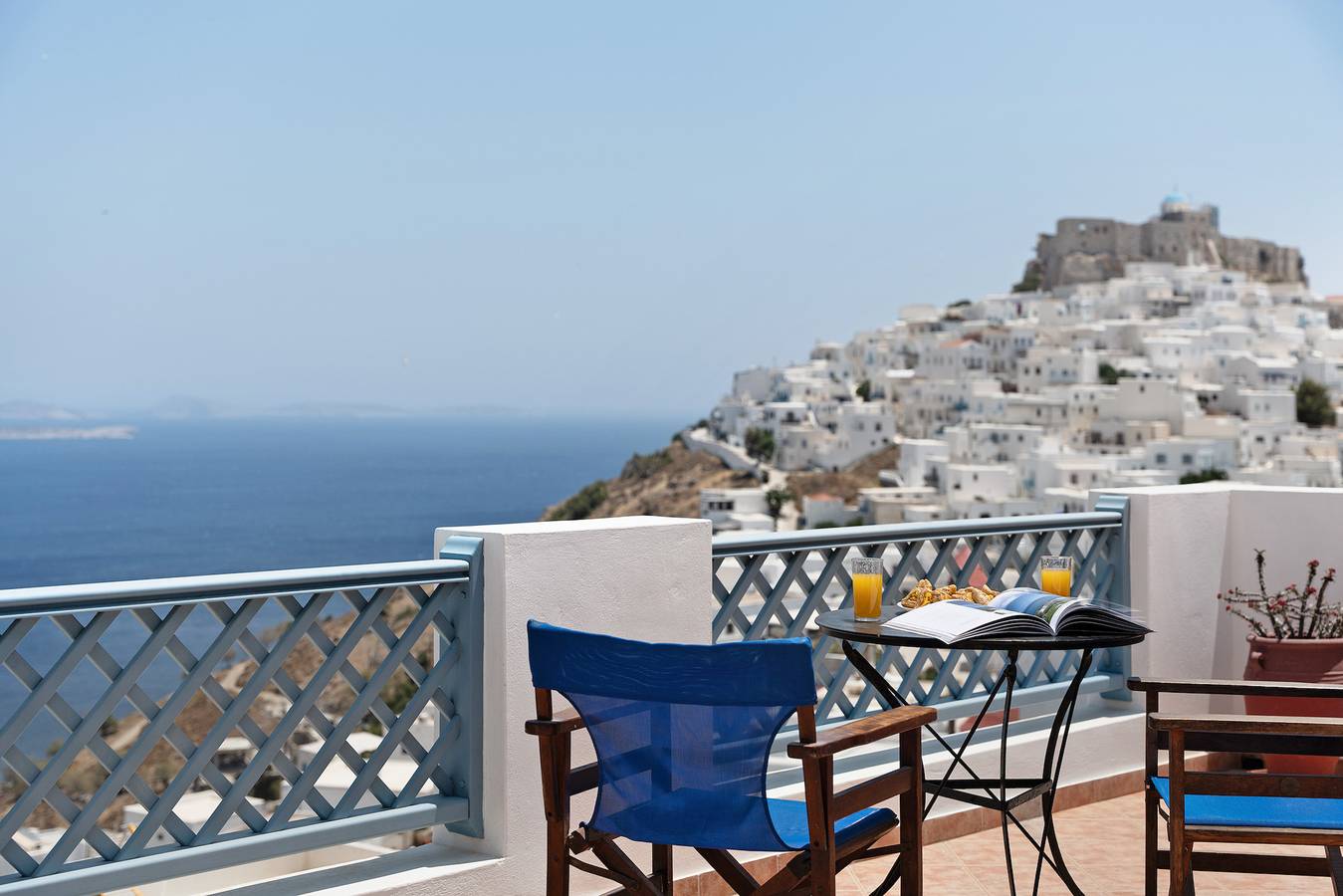 Geheel appartement, Appartement 'Lefkanthemo' met Uitzicht op Zee, Wifi en Airconditioning in Astipalaia Stad, Dodekanesos