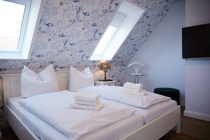 Ganze Wohnung, Haus Daglind Apartment 4 mit Saunafass und Balkon in Büsum, Kreis Dithmarschen